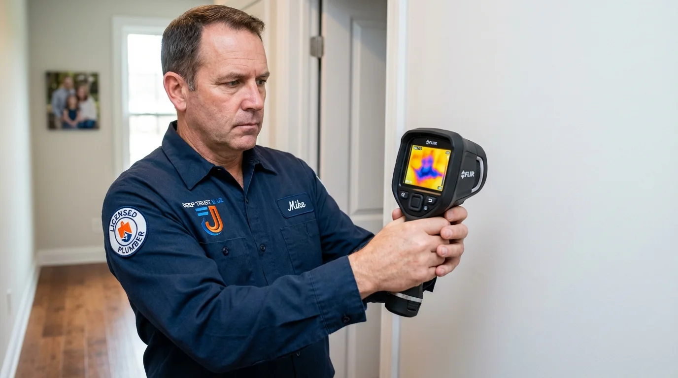 Thermal imaging leak detection by Johns Plumbing LLC in Eagle Pass